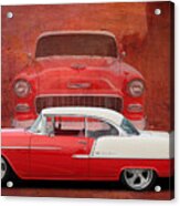 55 Chev Beauty Acrylic Print