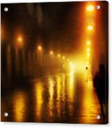 Back To The Past. Alley Of Light #2 Acrylic Print