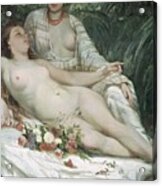 Bathers Or Two Nude Women Acrylic Print