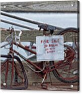 Bicycle For Sale #2 Acrylic Print