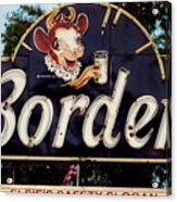 Borden's Dairy Sign #1 Acrylic Print