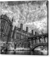 Bridge Of Sighs - Cambridge Acrylic Print