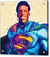 @cameron1newton #camnewton #1 Acrylic Print