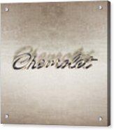 Chevrolet Emblem #1 Acrylic Print