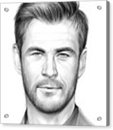 Chris Hemsworth #1 Acrylic Print