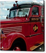 Detroit Fire Truck #1 Acrylic Print