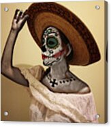 Dia De Muertos - Las Catrinas #2 Acrylic Print