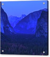 El Capitan Blue Hour #1 Acrylic Print