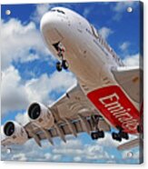 Emirates Airbus A380 #1 Acrylic Print