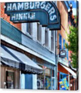 Hamburgers In Indiana Acrylic Print