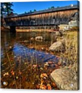 Hemlock Covered Bridge #1 Acrylic Print