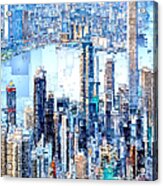 Hong Kong Skyline Acrylic Print