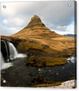 Kirkjufellsfoss Waterfalls Acrylic Print