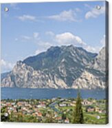 Lake Garda Gorgeous Panoramic View #2 Acrylic Print