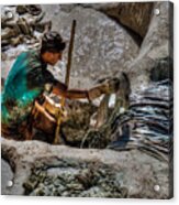 Leather Tanneries Of Fes - 10 Acrylic Print