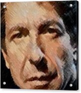 Leonard Cohen #1 Acrylic Print