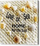Love Of Sea Acrylic Print