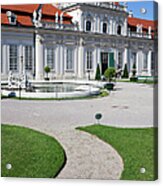 Lower Belvedere Palace In Vienna #1 Acrylic Print