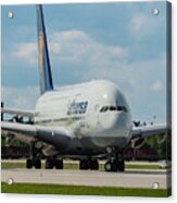 Lufthansa Airbus A380-800 Acrylic Print