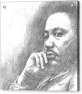 Martin Luther King Jr #1 Acrylic Print