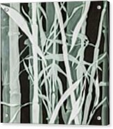 Midnight Bamboo Acrylic Print