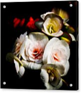 Night Begonias One #1 Acrylic Print
