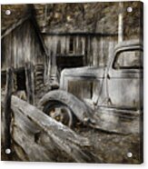 Old Farm Pickup Truck #1 Acrylic Print
