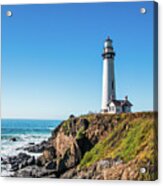Pigeon Point Lighthouse On Highway No. 1, California Acrylic Print