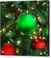 Red And Green Holiday #1 Acrylic Print
