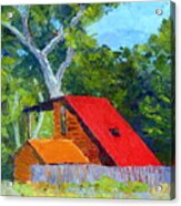 Red Roof Acrylic Print