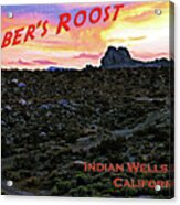 Robber's Roost California #1 Acrylic Print