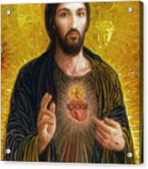 Sacred Heart Of Jesus Acrylic Print