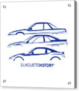 Six Stars Sports Coupe Silhouettehistory #1 Acrylic Print