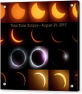Solar Eclipse - August 21 2017 #1 Acrylic Print
