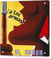 Spanish Civil War, 1937 #1 Acrylic Print