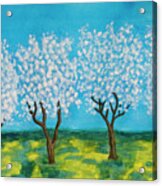 Spring Garden, Painting #1 Acrylic Print