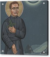 St Damien Of Moloka'i 235 Acrylic Print
