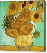 Sunflowers By Van Gogh Acrylic Print