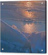 Sunlight On The Ice Two  #1 Acrylic Print