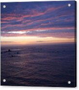 Sunset At Simpson Beach #1 Acrylic Print