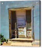 Vintage Adobe Door #1 Acrylic Print