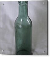 Vintage Green Glass Bottle #1 Acrylic Print