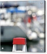 Water And Electricity Supply Station With Lantern On Top #1 Acrylic Print