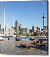 Wynyard Quarter, Auckland's Newest And Tendy Waterfront Neighbou #1 Acrylic Print
