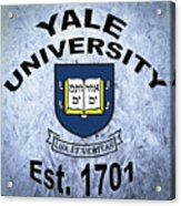 Yale University Est 1701 #1 Acrylic Print