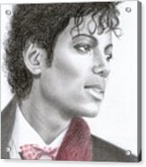 Michael Jackson #five Acrylic Print