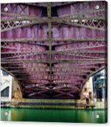 1136 Under The Dearborn Street Bridge Acrylic Print