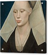 Portrait Of A Lady, From Circa 1460 Acrylic Print