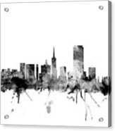 San Francisco City Skyline #14 Acrylic Print