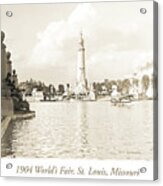 1904 Worlds Fair, Grand Basin Acrylic Print